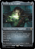 Sword of the Animist — Commander Masters #616 (Etched Foil)