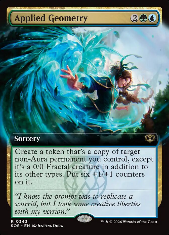 Applied Geometry — Secrets of Strixhaven #343 (Foil)