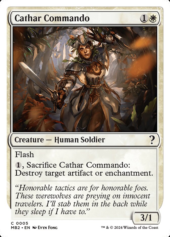 Cathar Commando — Mystery Booster 2 #5