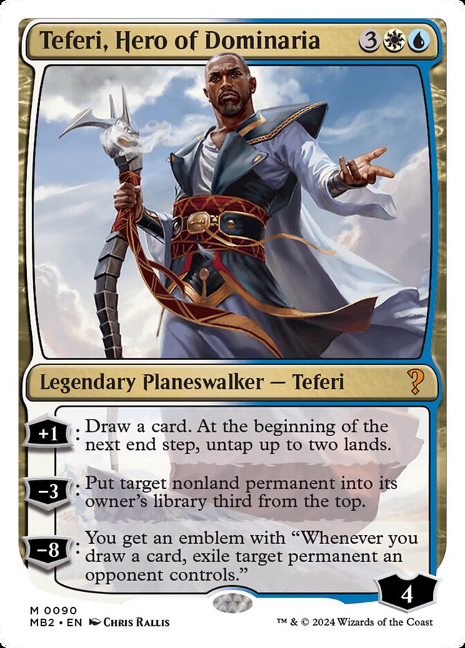Teferi, Hero of Dominaria — Mystery Booster 2 #90