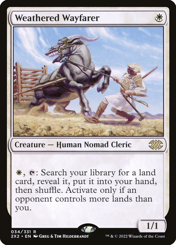 Weathered Wayfarer — Double Masters 2022 #34 (Foil)