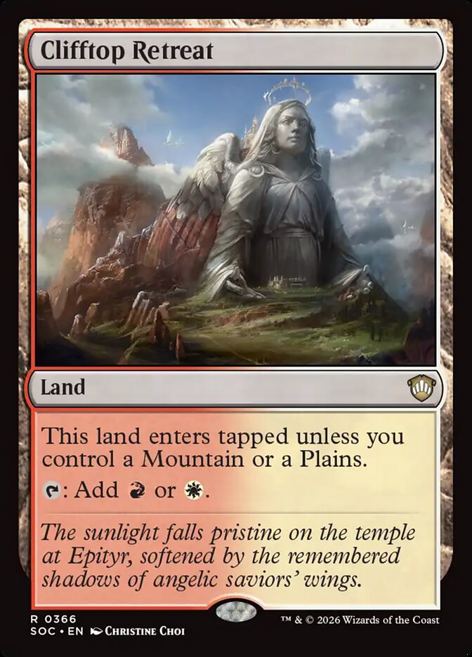 Clifftop Retreat — Secrets of Strixhaven Commander #366