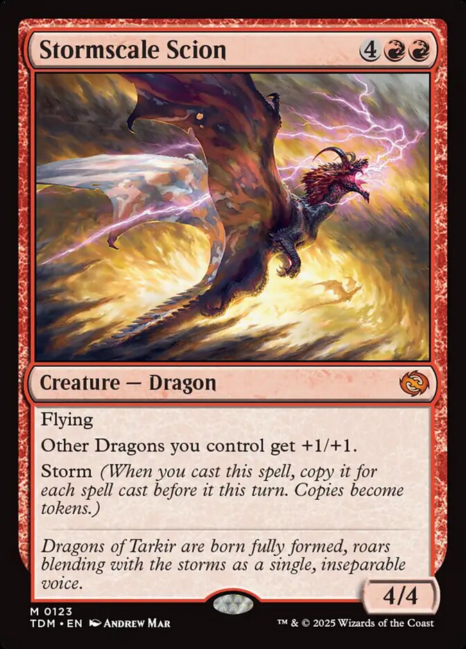 Stormscale Scion — Tarkir: Dragonstorm #123