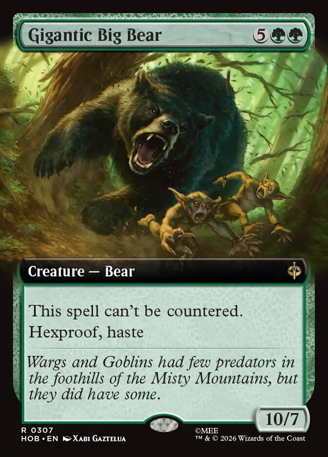 Gigantic Big Bear — The Hobbit #307