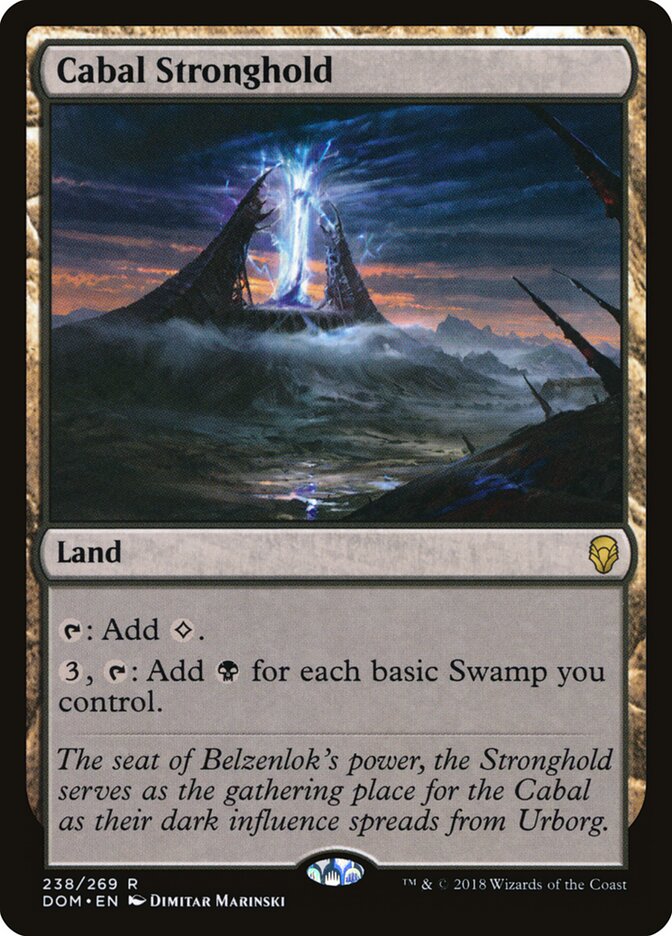 Cabal Stronghold — Dominaria #238