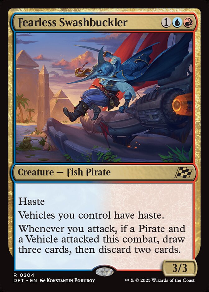 Fearless Swashbuckler — Aetherdrift #204