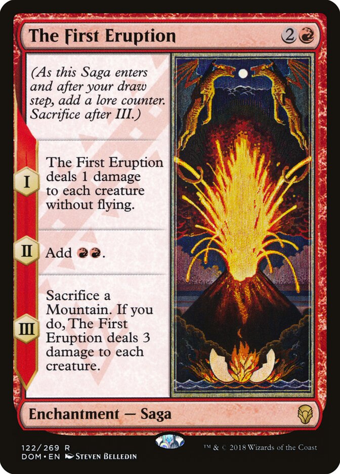 The First Eruption — Dominaria #122