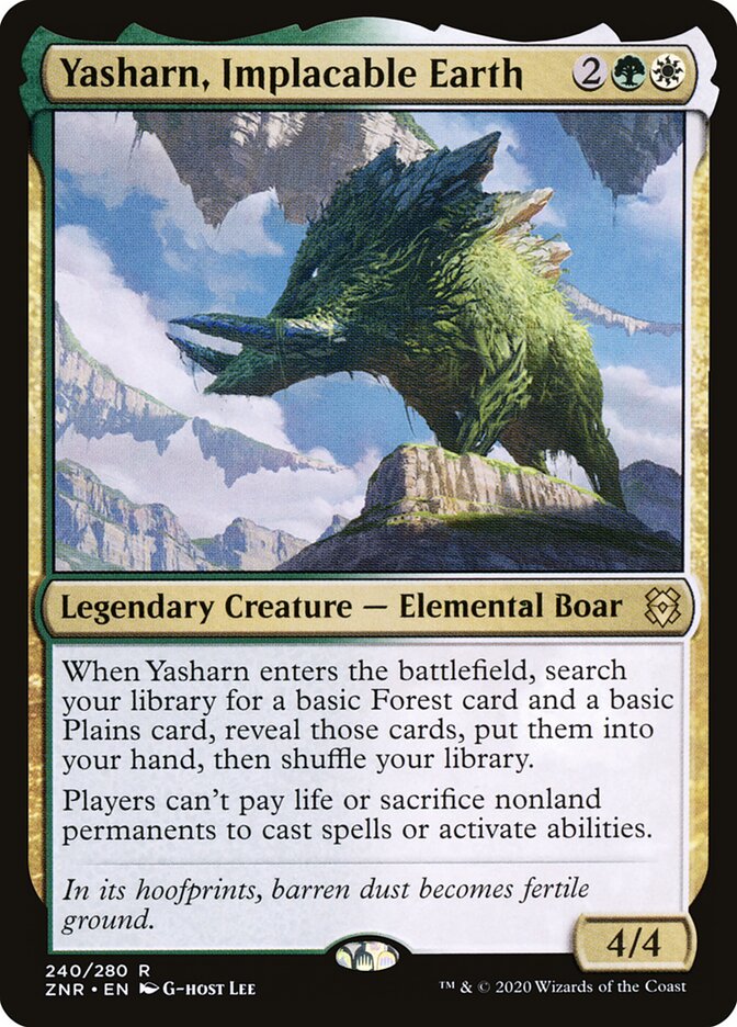 Yasharn, Implacable Earth — Zendikar Rising #240