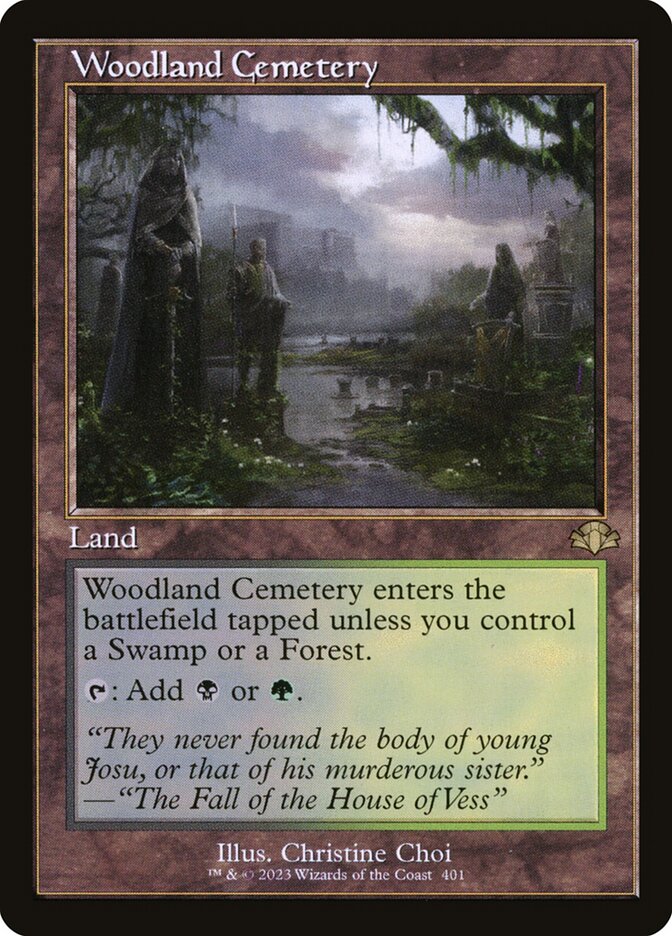 Woodland Cemetery — Dominaria Remastered #401