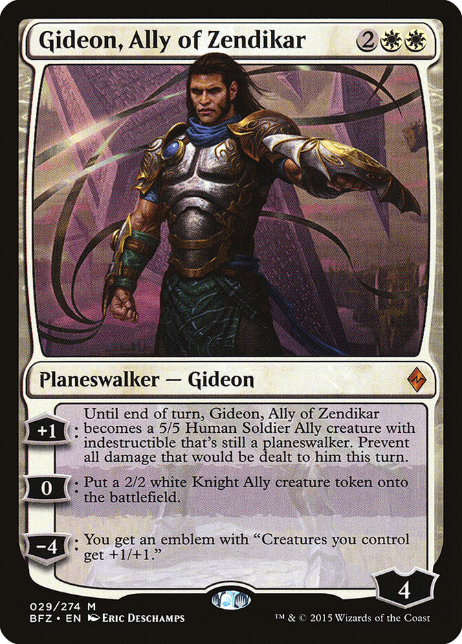 Gideon, Ally of Zendikar — Battle for Zendikar #29