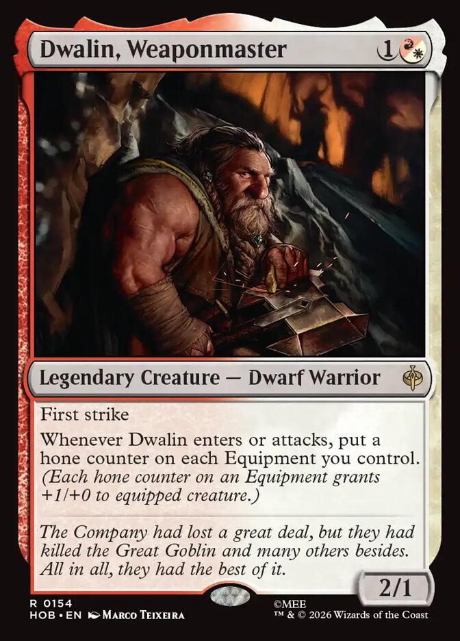 Dwalin, Weaponmaster — The Hobbit #154