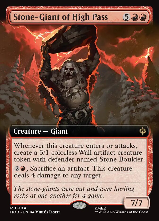 Stone-Giant of High Pass — The Hobbit #304