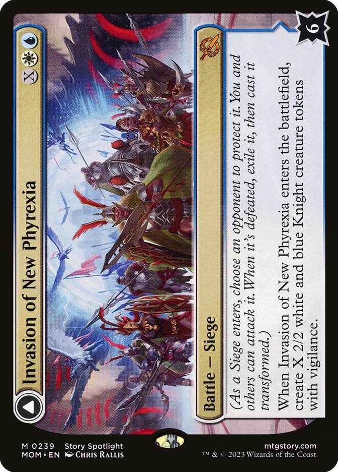 Invasion of New Phyrexia // Teferi Akosa of Zhalfir — March of the Machine #239