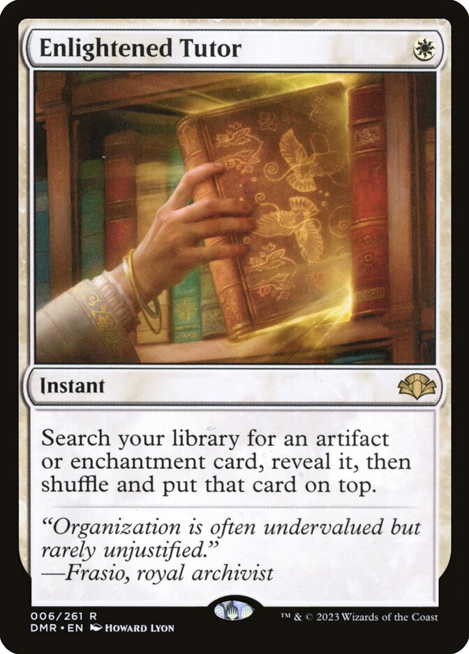 Enlightened Tutor — Dominaria Remastered #6 (Foil)