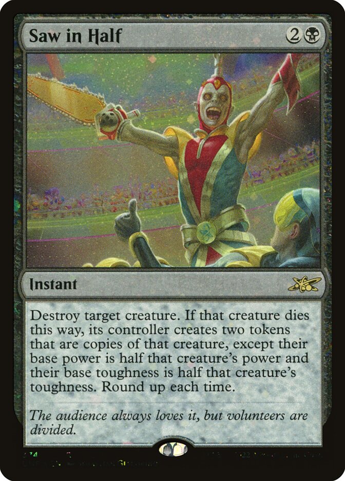 Saw in Half — Unfinity #374 (Foil)