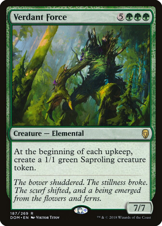 Verdant Force — Dominaria #187