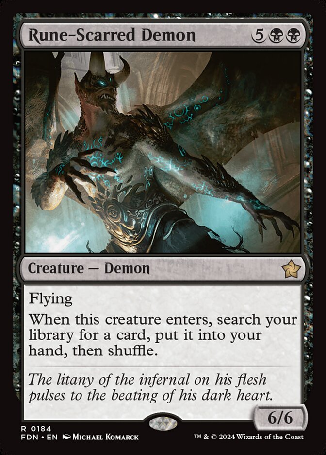 Rune-Scarred Demon — Foundations #184