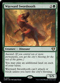Wayward Swordtooth — Commander Masters #331 (Foil)