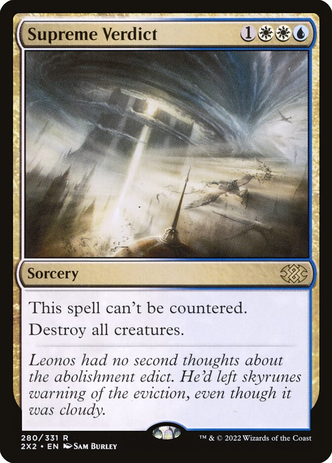 Supreme Verdict — Double Masters 2022 #280