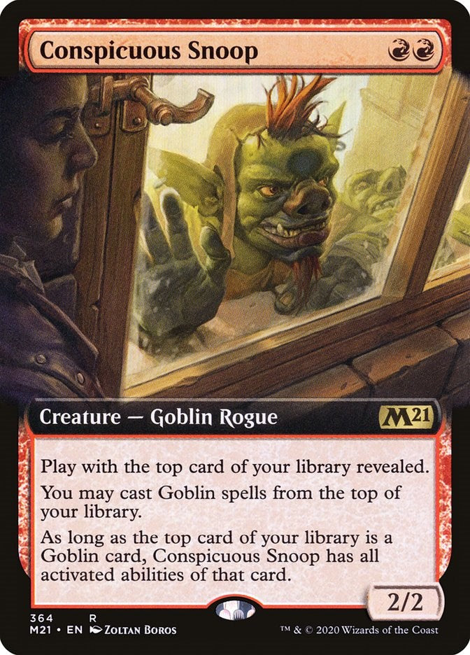 Conspicuous Snoop (Extended Art)