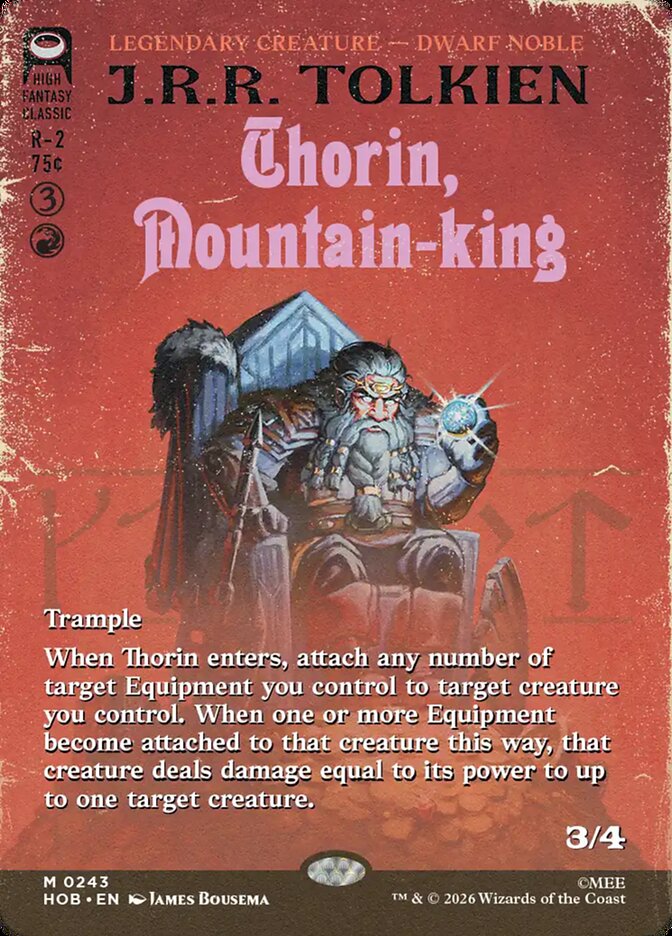 Thorin, Mountain-king — The Hobbit #243