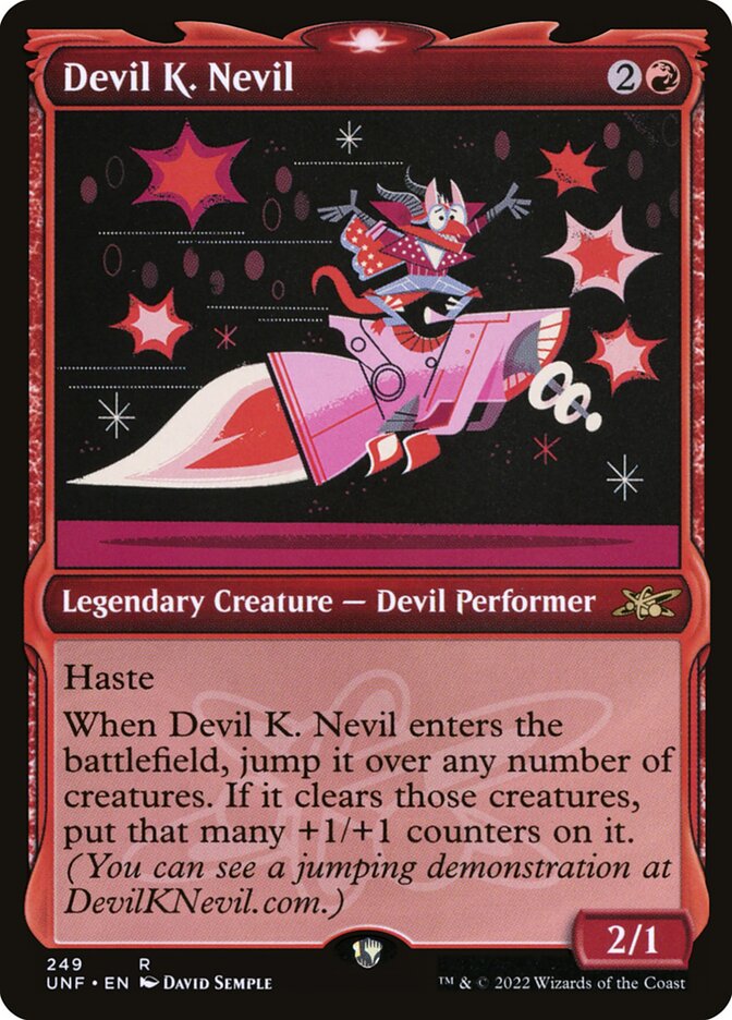 Devil K. Nevil — Unfinity #249 (Foil)