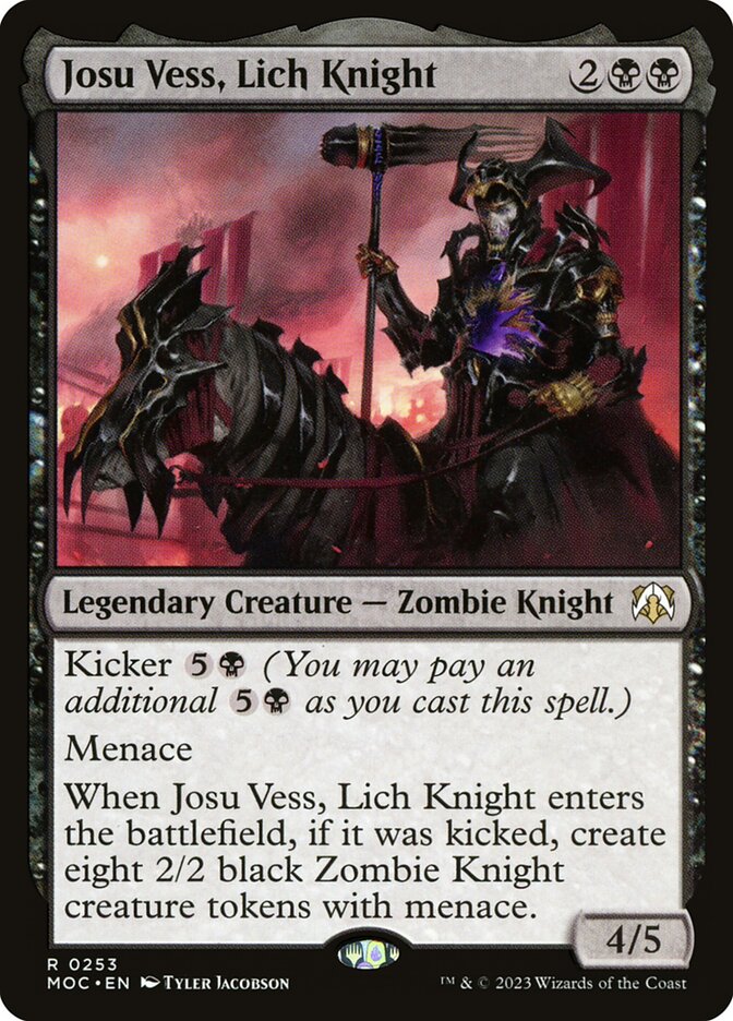 Josu Vess, Lich Knight — March of the Machine Commander #253