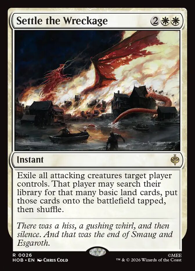 Settle the Wreckage — The Hobbit #26 (Foil)