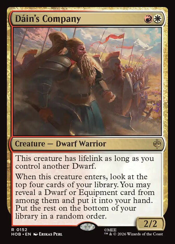 Dáin's Company — The Hobbit #152 (Foil)