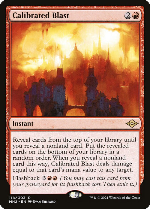 Calibrated Blast — Modern Horizons 2 #118 (Foil)