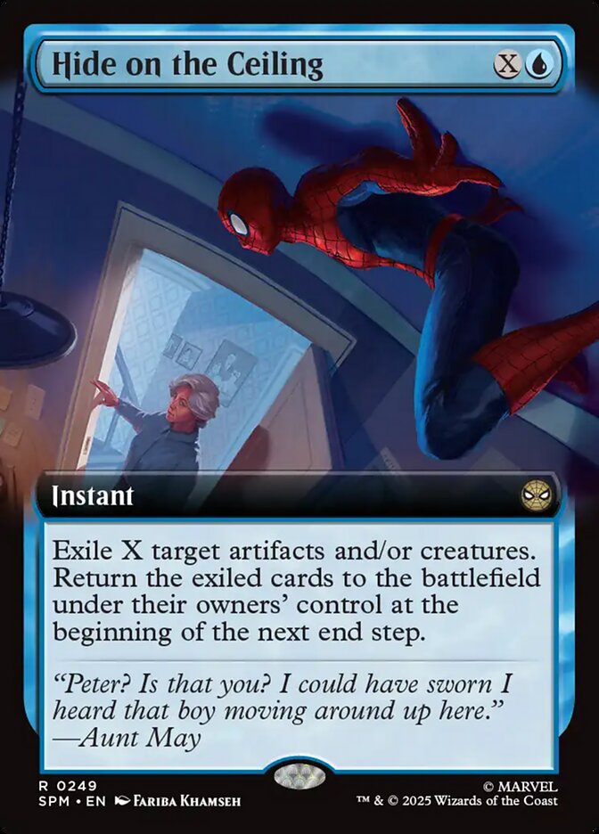 Hide on the Ceiling — Marvel's Spider-Man #249