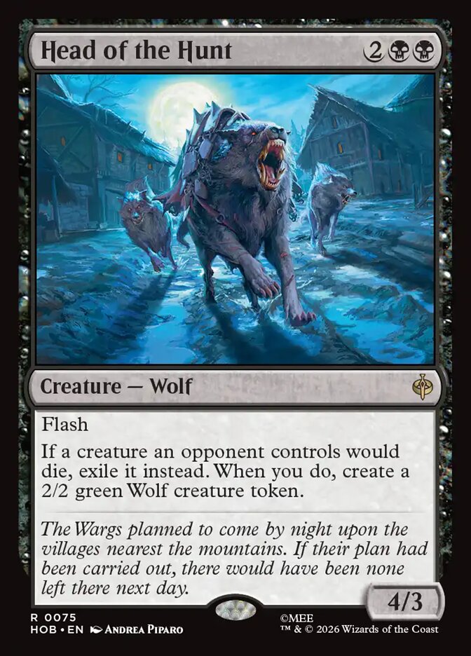 Head of the Hunt — The Hobbit #75 (Foil)
