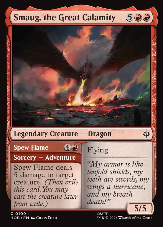 Smaug, the Great Calamity // Spew Flame — The Hobbit #109