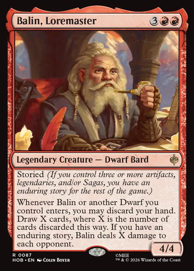 Balin, Loremaster — The Hobbit #87