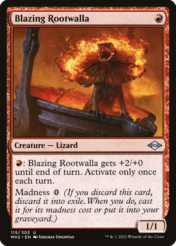 Blazing Rootwalla — Modern Horizons 2 #115