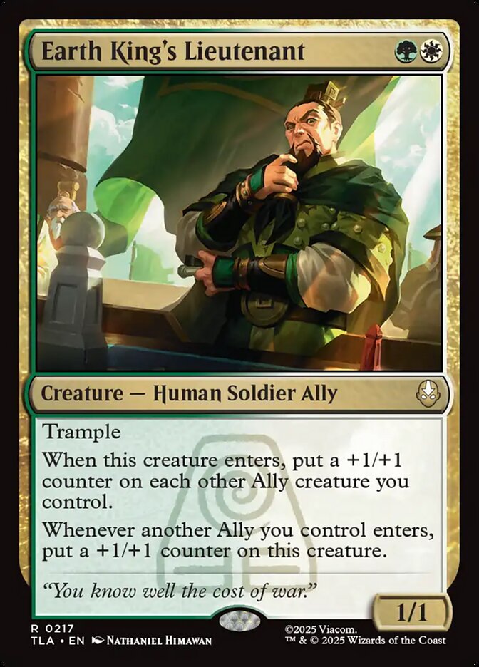 Earth King's Lieutenant — Avatar: The Last Airbender #217 (Foil)