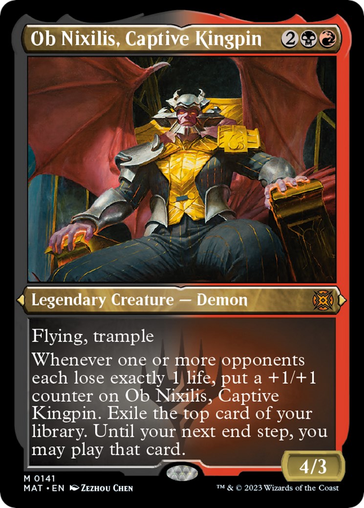 Ob Nixilis, Captive Kingpin (Foil Etched)