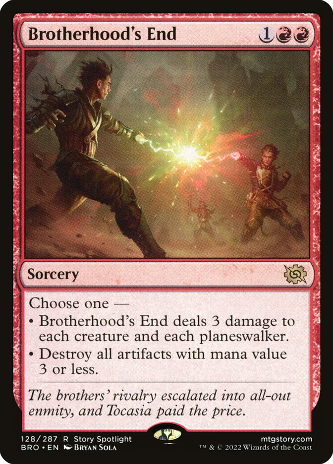 Brotherhood's End — The Brothers' War #128 (Foil)