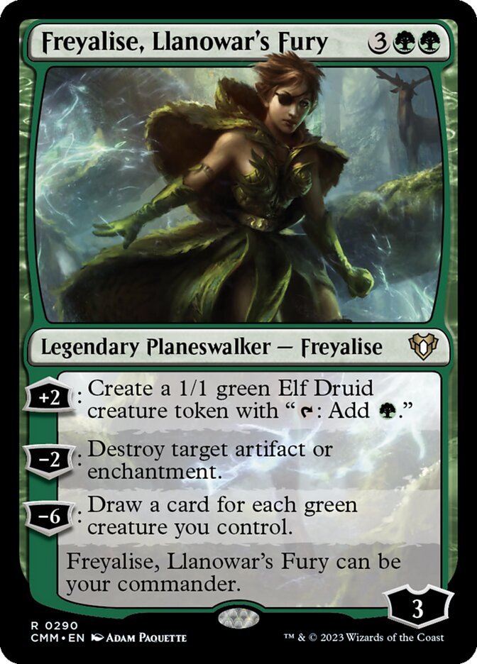 Freyalise, Llanowar's Fury — Commander Masters #290