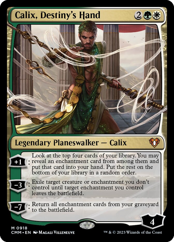 Calix, Destiny's Hand — Commander Masters #918