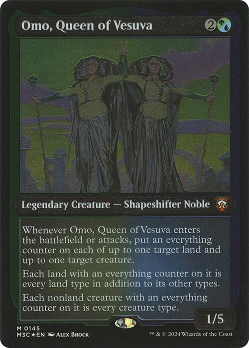 Omo, Queen of Vesuva (Display Commander) - Thick Stock