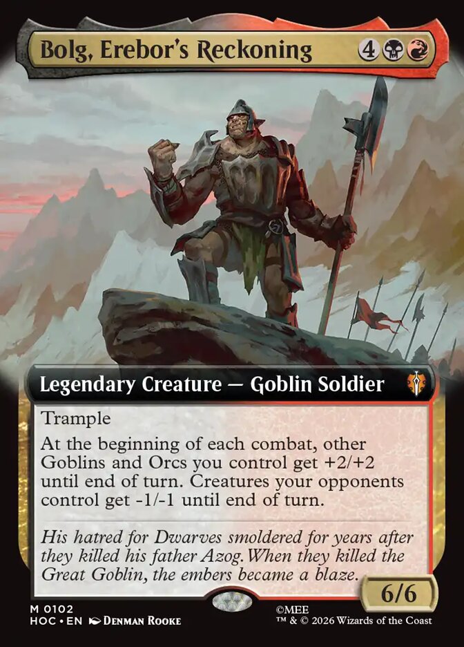 Bolg, Erebor's Reckoning — The Hobbit Eternal #102