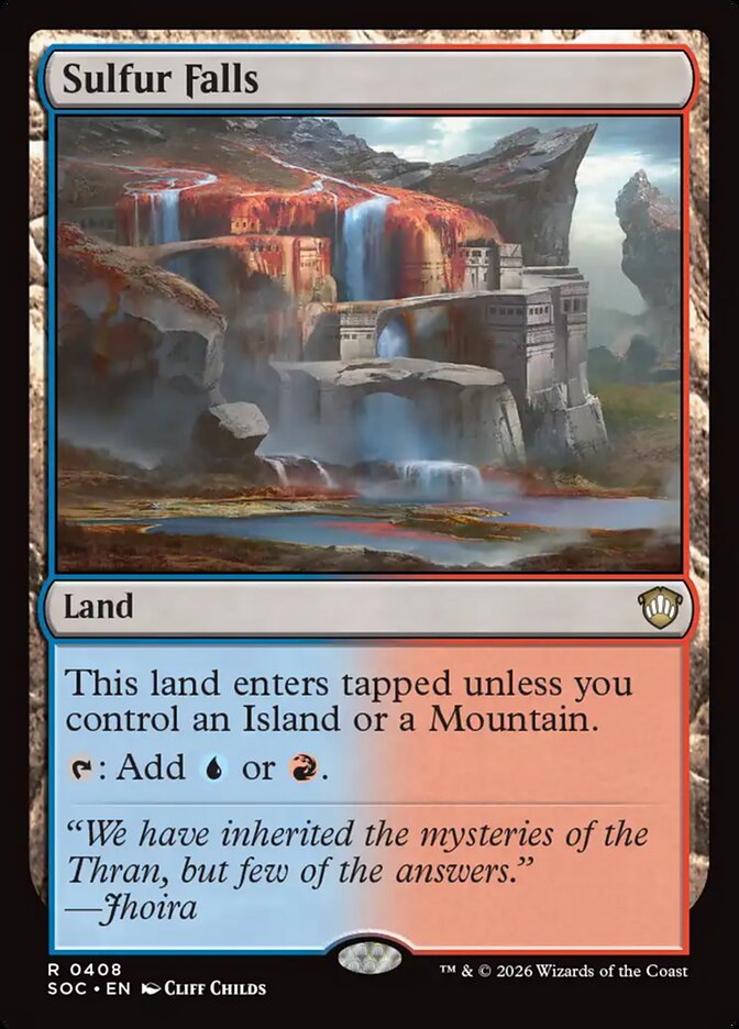 Sulfur Falls — Secrets of Strixhaven Commander #408