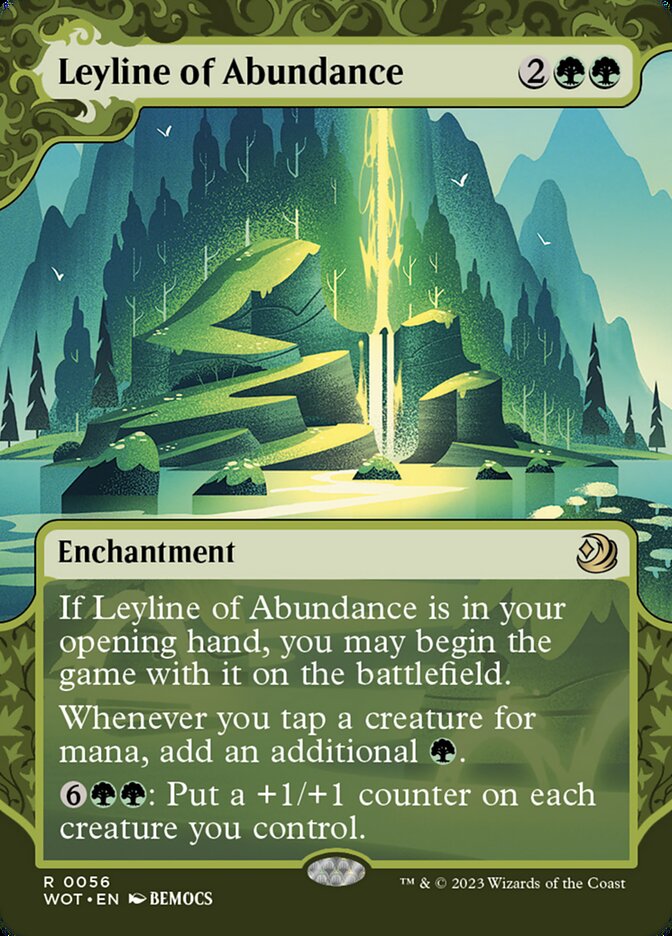 Leyline of Abundance — Wilds of Eldraine: Enchanting Tales #56
