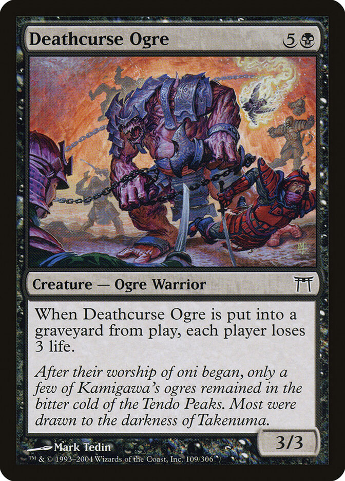Deathcurse Ogre — Champions of Kamigawa #109