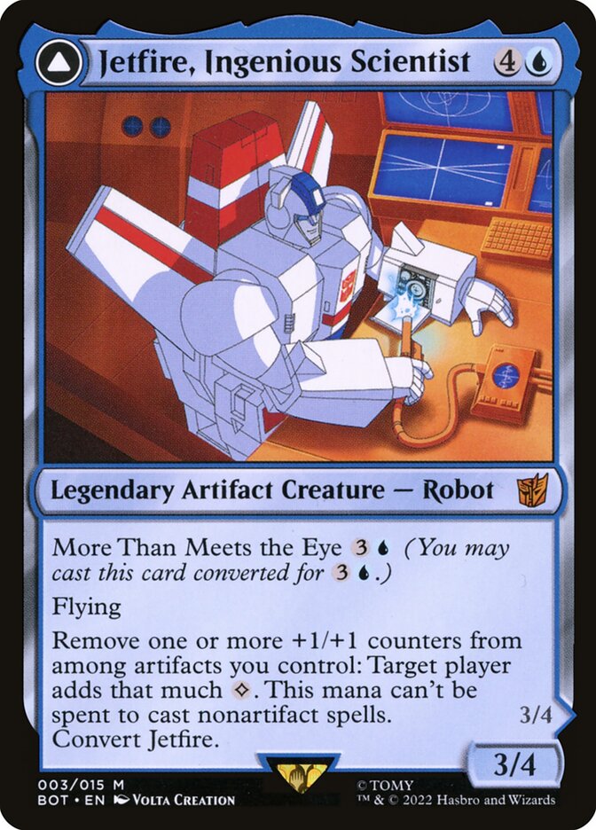 Jetfire, Ingenious Scientist // Jetfire, Air Guardian — Transformers #3 (Foil)