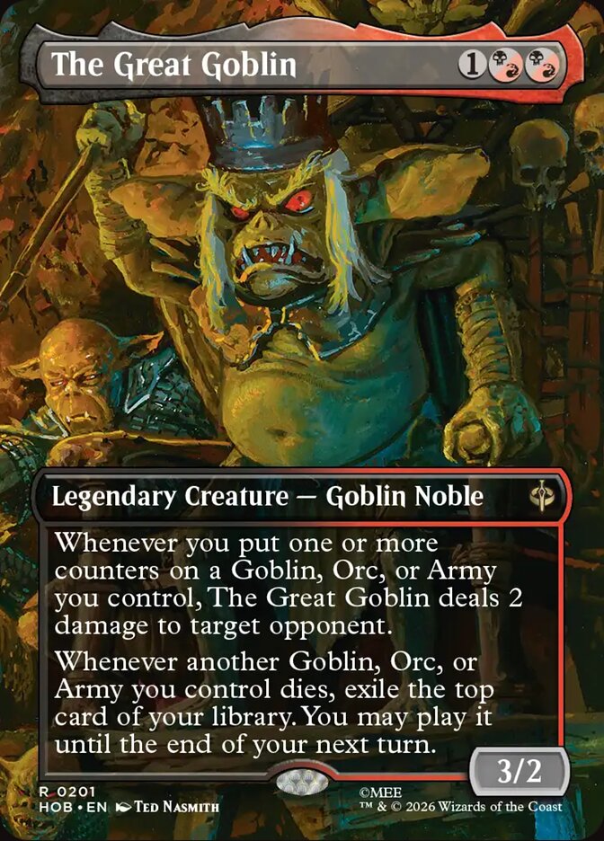 The Great Goblin — The Hobbit #201 (Foil)