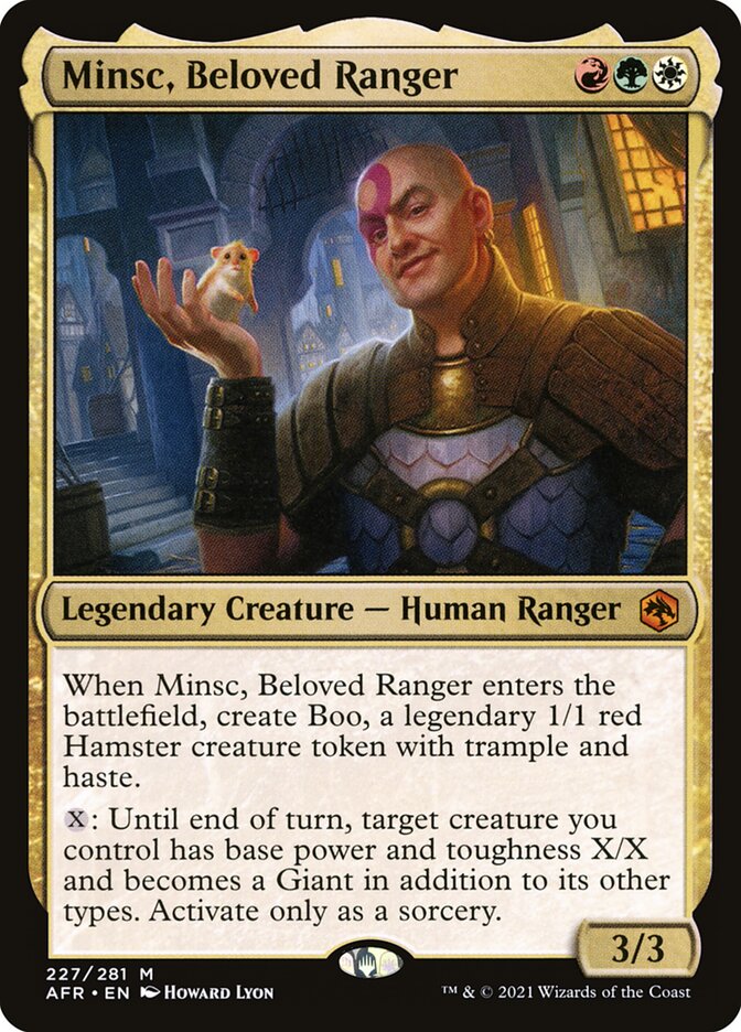 Minsc, Beloved Ranger — Adventures in the Forgotten Realms #227 (Foil)