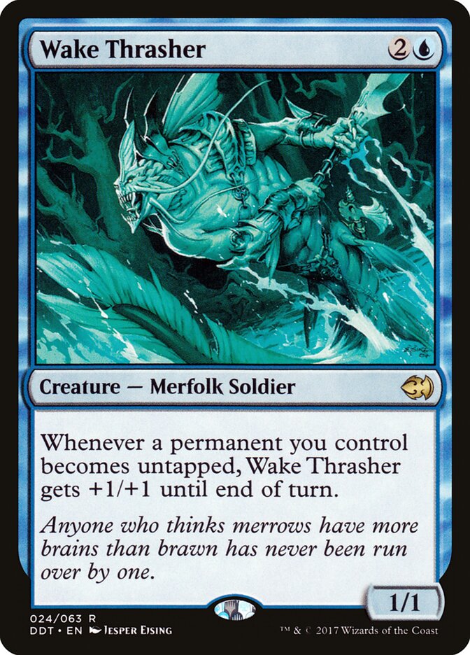 Wake Thrasher — Duel Decks: Merfolk vs. Goblins #24