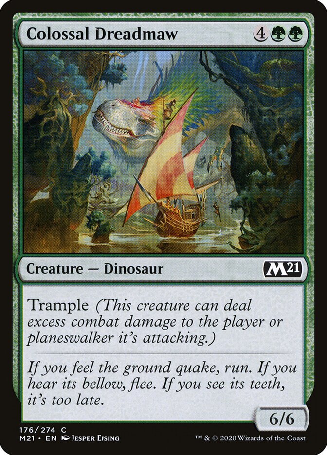 Colossal Dreadmaw — Core Set 2021 #176
